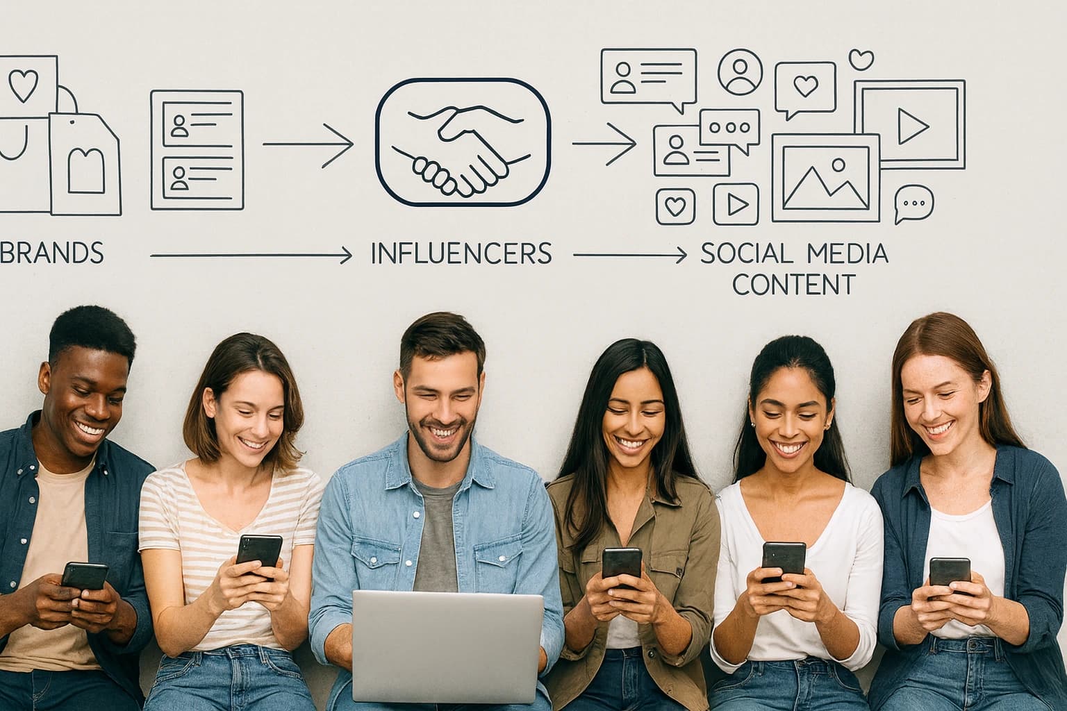 Social collaboration background