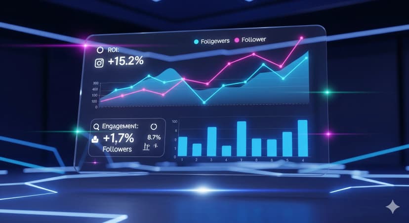 Dashboard showing analytics